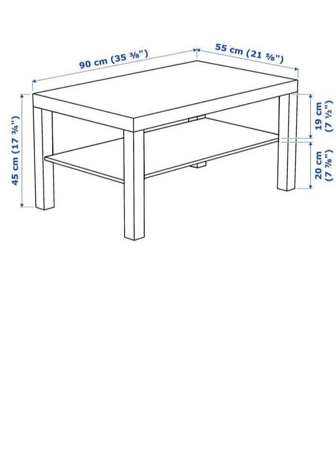 ماركة غير محددة طاولة جانبية لون خشبي  - Image 5