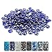 Grisun Cobalt Blue Fire Pit Glass, 1/2 Inch Round Glass Rocks for Natural or Propane Fireplace, Fire Pit Round Glass - Image 2