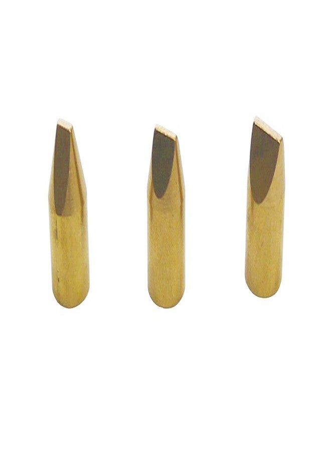 KINGTOOL Calligraphy (Flat) Nibs -2, 3, 4mm (Only Nibs) For Hot Foil Embossing Stamping Pen - Image 1