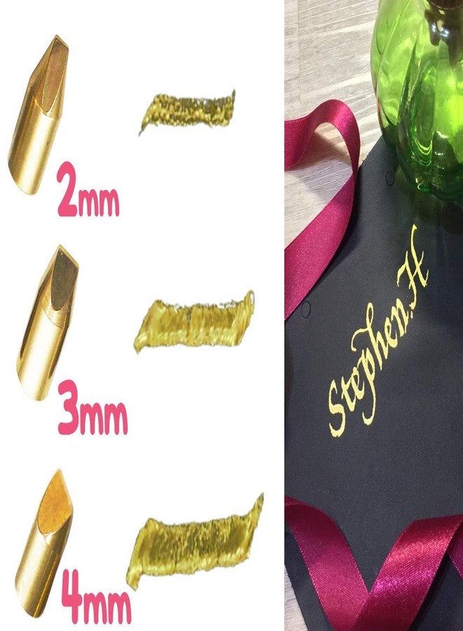 KINGTOOL Calligraphy (Flat) Nibs -2, 3, 4mm (Only Nibs) For Hot Foil Embossing Stamping Pen - Image 2
