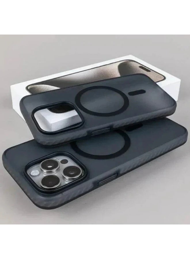 أكاليكس جراب MagSafe شفاف لهاتف iPhone 15 Pro، غطاء مغناطيسي شفاف فائق النحافة مع حماية طويلة الأمد ضد الاصفرار - Image 1