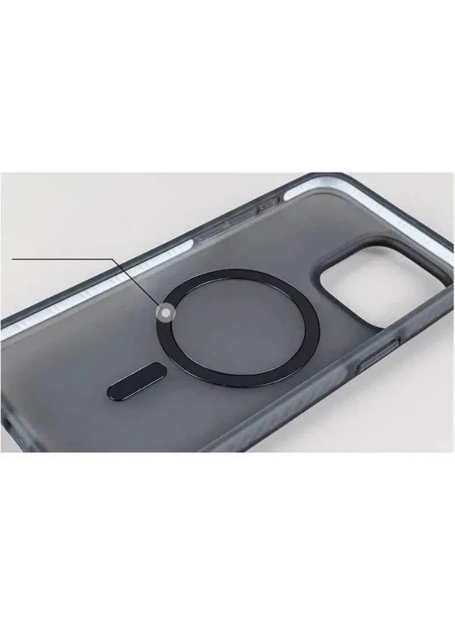 أكاليكس جراب MagSafe شفاف لهاتف iPhone 15 Pro، غطاء مغناطيسي شفاف فائق النحافة مع حماية طويلة الأمد ضد الاصفرار - Image 3