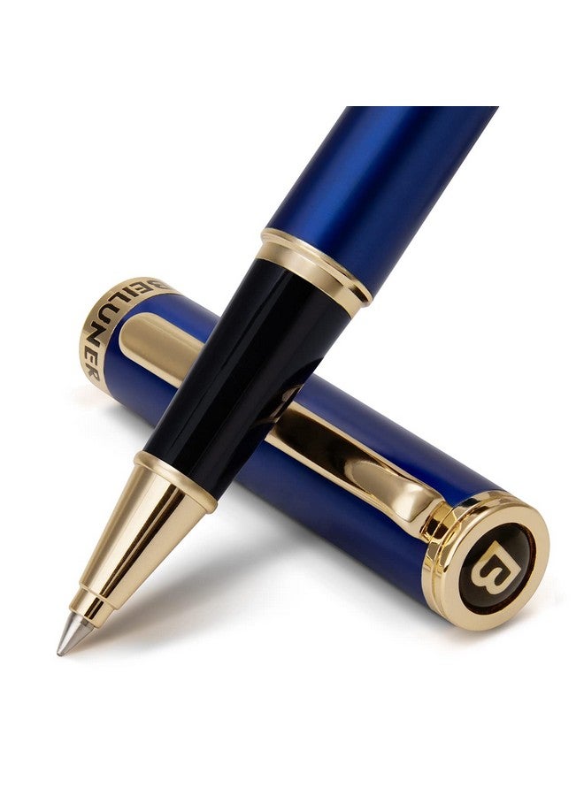 BEILUNER Luxury Rollerball Pen,24K Gold Trim,Noble and Elegant Designs,Schneider Ink Refill, Best Roller Ball Pen Gift Set for Men & Women, Professional, Executive Office, Nice Pens - Image 1
