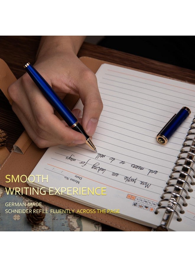 BEILUNER Luxury Rollerball Pen,24K Gold Trim,Noble and Elegant Designs,Schneider Ink Refill, Best Roller Ball Pen Gift Set for Men & Women, Professional, Executive Office, Nice Pens - Image 5