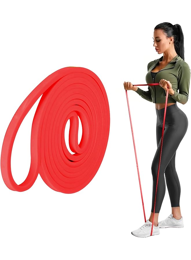 Omyoffice Resistance band Durable Highly Elastic Band Fitness Band Pull Up Exercise Band Heavy Duty Strength Workout Bands for gym Weightlifting Muscle Building CrossFit Yoga and Stretching. - Image 1