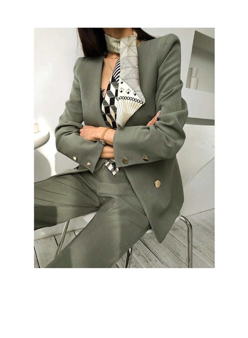 Shougu New Fashionable Casual Ms Suit Set - Image 3