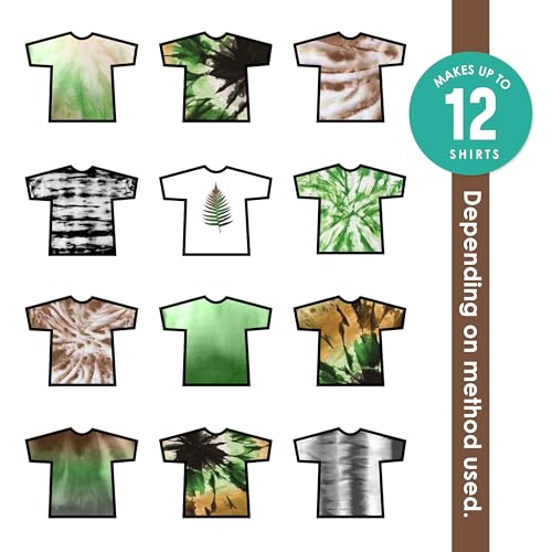SEI S.E.I. Camo Tie Dye Kit 3 Pack: Pre-Mixed Spray Tie Dye Kit, Easy-to-Use, Non-Toxic Fabric Dye in Grass Green, Walnut, and Charcoal, Shake and Spray - Image 3