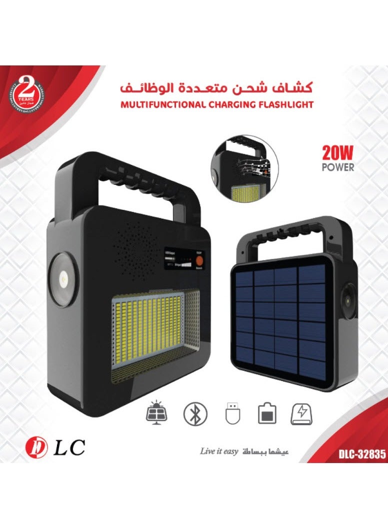 DLC - Multifunctional Rechargeable Flashlight M/DLC-32835 DLC Brand - Image 1