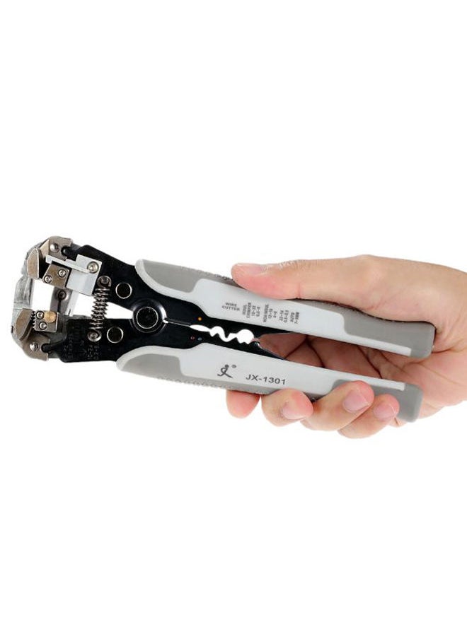 NIBEMINENT Multi-Functional Adjustable Cable Wire Stripper Grey/Black/Silver  - Image 2