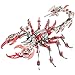 OreilleStar 3D Metal Scorpion Puzzles 350 Pieces Stainless Steel Assembly Disassembly Modern Style DIY Building Block Toys Brain Teaser Ages 15 - Image 2