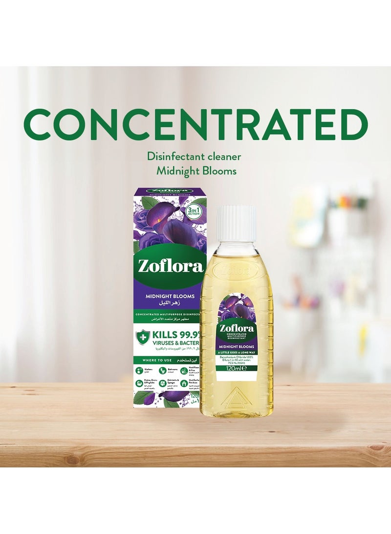 Zoflora مطهر مركز متعدد الأغراض زهور منتصف الليل - Image 3
