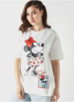 Minnie Mouse Print T-Shirt