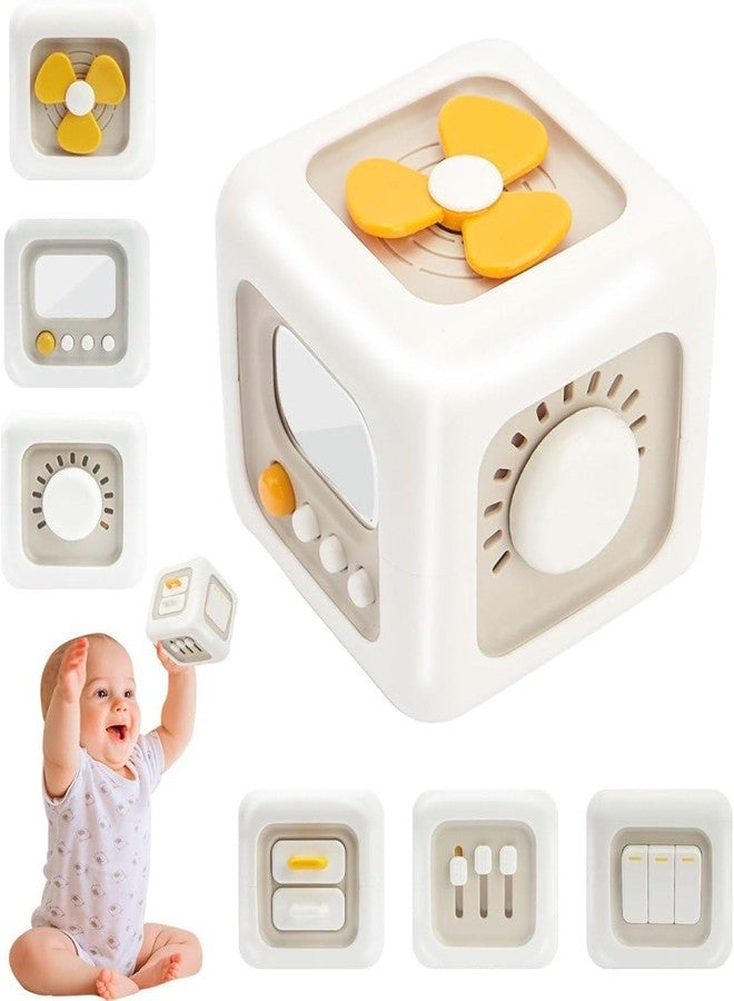 Aakarit 6-in-1 Baby Activity Cube | Montessori Toddler Development Toy | Sensory & Learning Interactive Blocks | Fine Motor Skills & Cognitive Development | Infant Play Center - Image 1