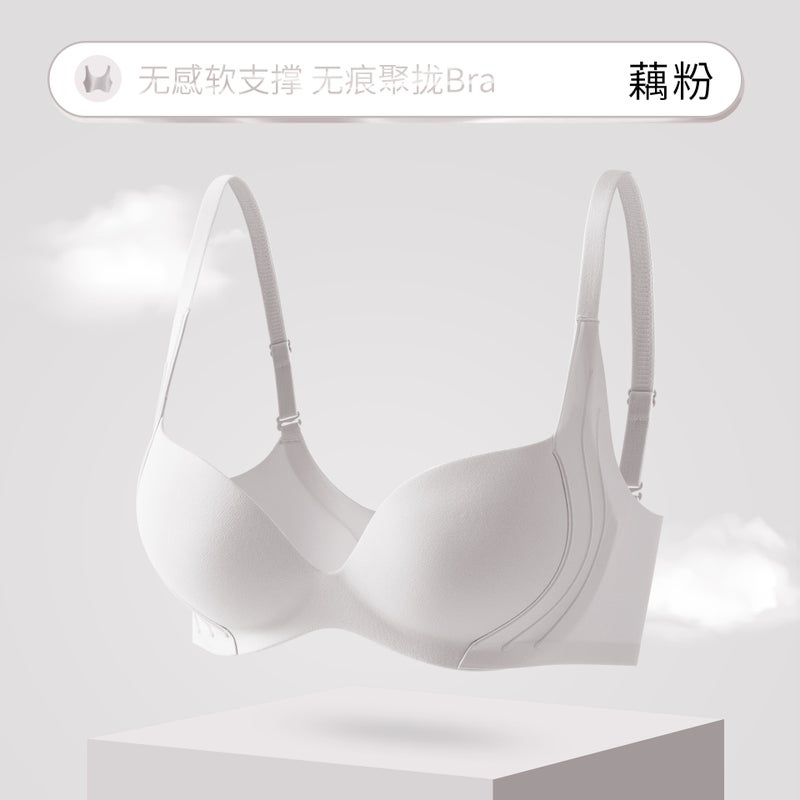 Seamless Push-Up Bra for Natural Lift lotus root starch 