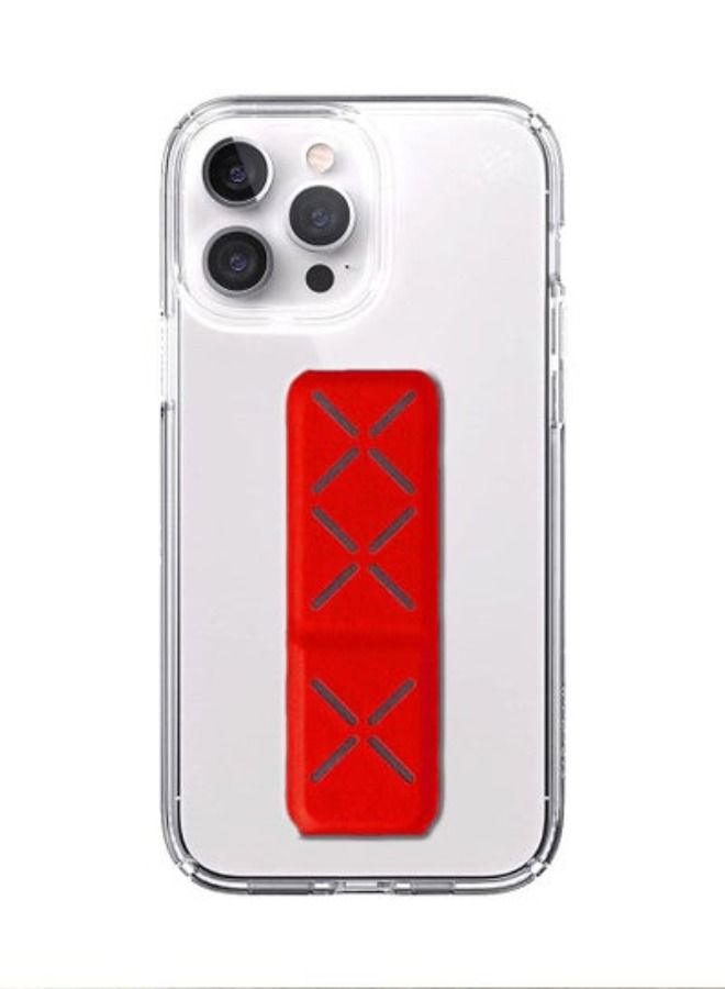 ACLIX Case for iPhone 14 Pro Max, Clear Body Soft TPU Shockproof Case with Grip Kickstand(Work with Magnetic Car Mount) for iPhone 14 Pro Max 6.7 inch, Clear