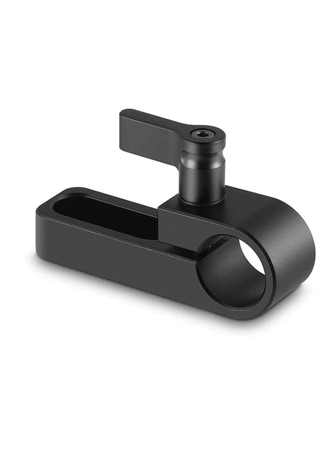 SMALLRIG Single 15mm Rail Clamp Mount Rod Clamp with Long Hole on Plate/Cage/Handle for Rod Extension - 1549 - Image 1