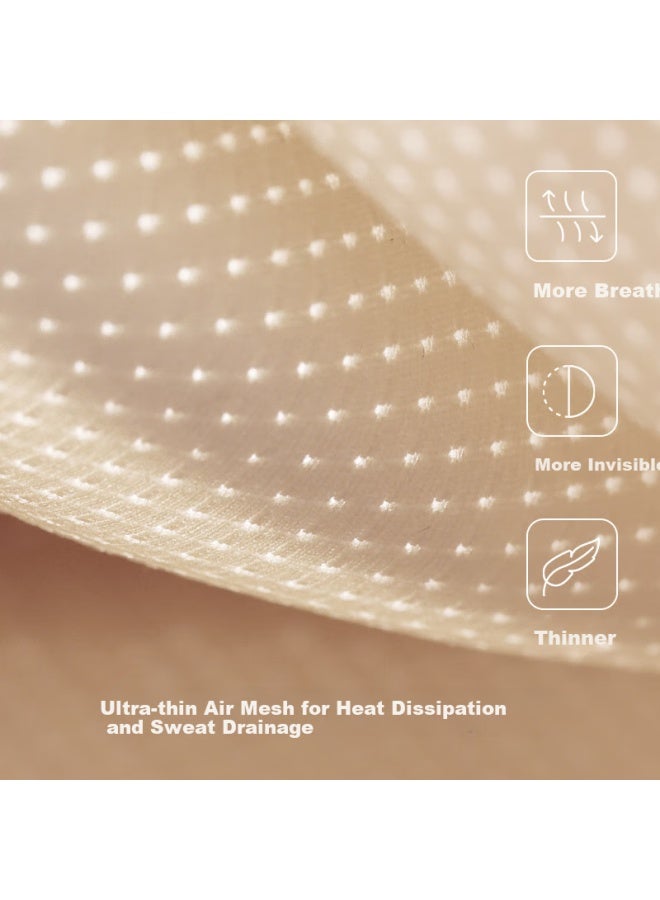 Ubras Seamless High Waist Tummy Control Lifting Women's Panties Oat Milk Three-quarter Pants L - Image 2