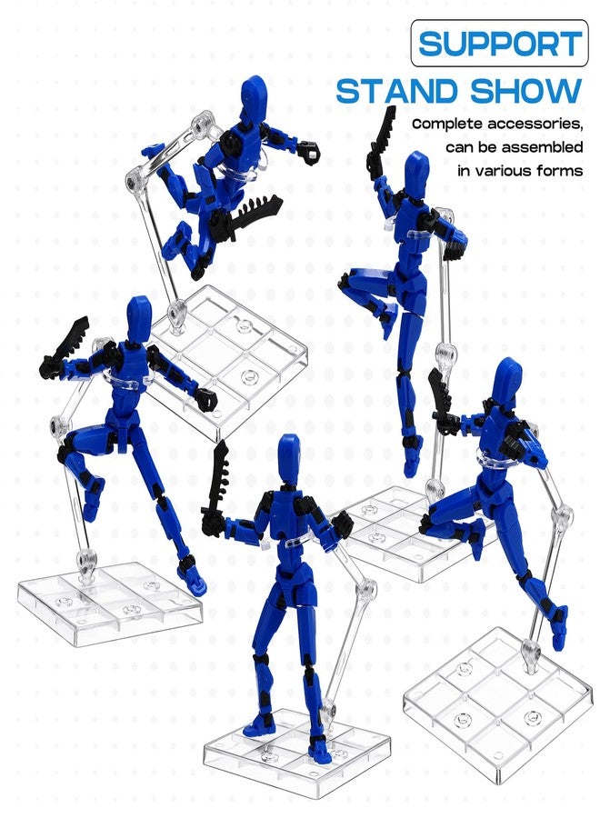 Colingmill 12 Pack Action Figure Stand Model Support Stand Clear Assembly Doll Accessories Action Figure Display Holder Base with Screwdriver Compatible with Gundam Hg/rg 1/144 (Square) - Image 4