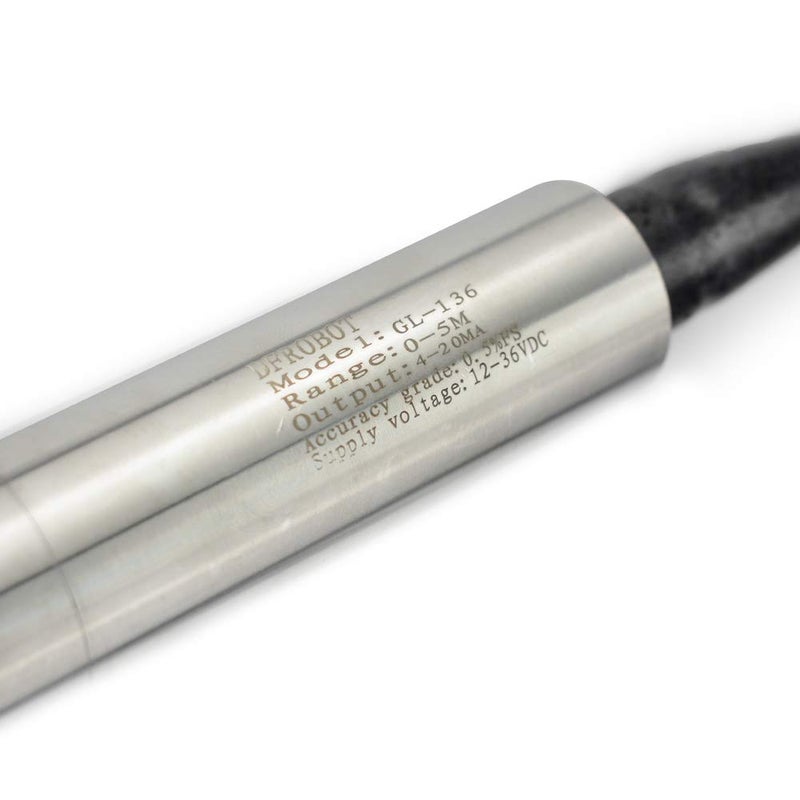 DFROBOT Gravity: Industrial Stainless Steel Submersible Pressure Level Sensor(0~5m, IP68) - Image 5