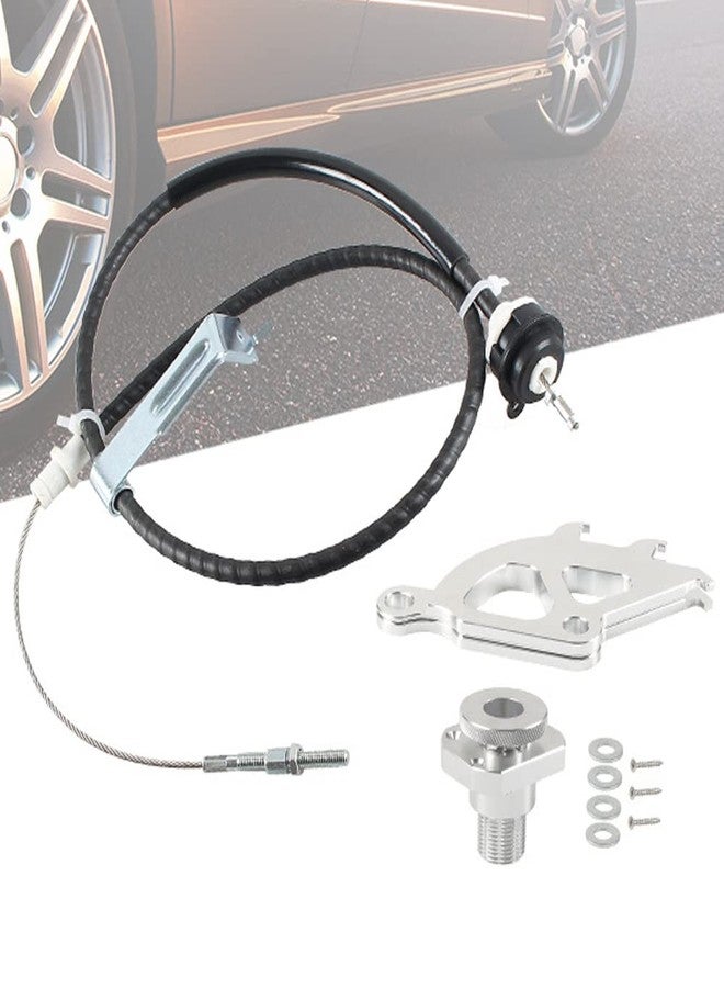 DIPMOTOR Firewall Adjuster & Triple Hook Clutch Quadrant Kit & Clutch Cable Compatible with 1996-2004 Ford Mustang (All) - Image 3