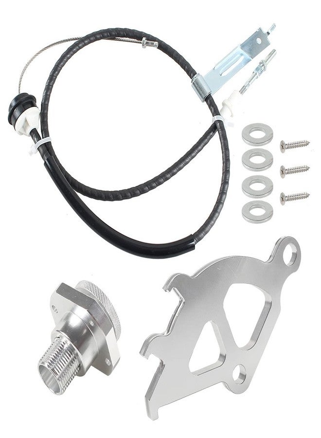 DIPMOTOR Firewall Adjuster & Triple Hook Clutch Quadrant Kit & Clutch Cable Compatible with 1996-2004 Ford Mustang (All) - Image 1