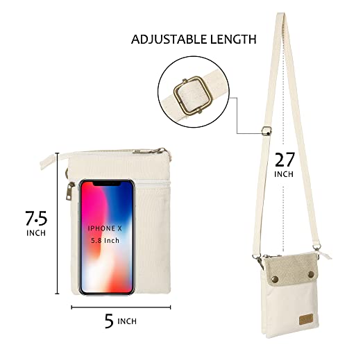 AOCINA Small Crossbody Purse kawaii Phone Purse Cute Little Wallet Key Bag Gifts for Teen Girls Daughter Trendy Stuff(Grey-Three Cat) - Image 5