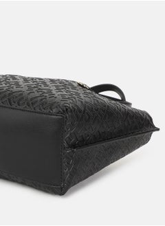 Tommy Hilfiger Plus Tommy Hilfiger Geometric PU Structured Sling Bag with Quilted  - Image 3