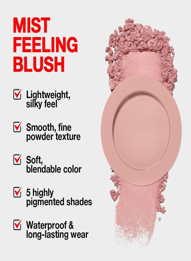 CAKAILA Blush for Cheeks,Pink Peach Powder Matte Blush Palette Cheeks Face Makeup for Older Women,Lightweight,Smooth,Blendable,Fade and Transfer-Resistant,Effortless Matte Natural Finish,Vegan & Cruelty Free - Image 5