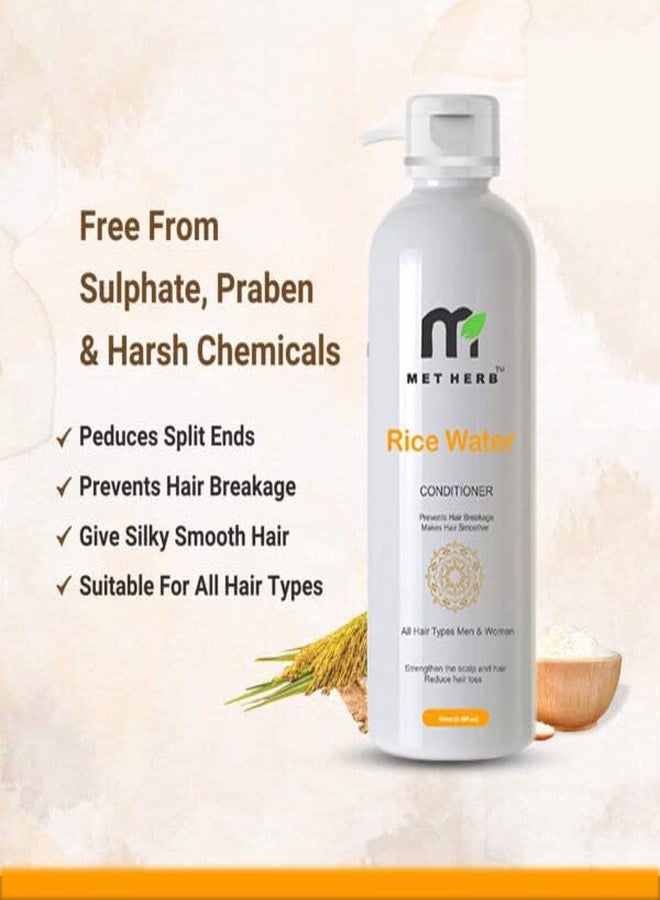 METHERB Rice Water Shampoo -300ml & Rice Water conditioner -200ml & Mix Fruit body Wash -200ml & Natural Bright Face Wash -100ml - Image 4