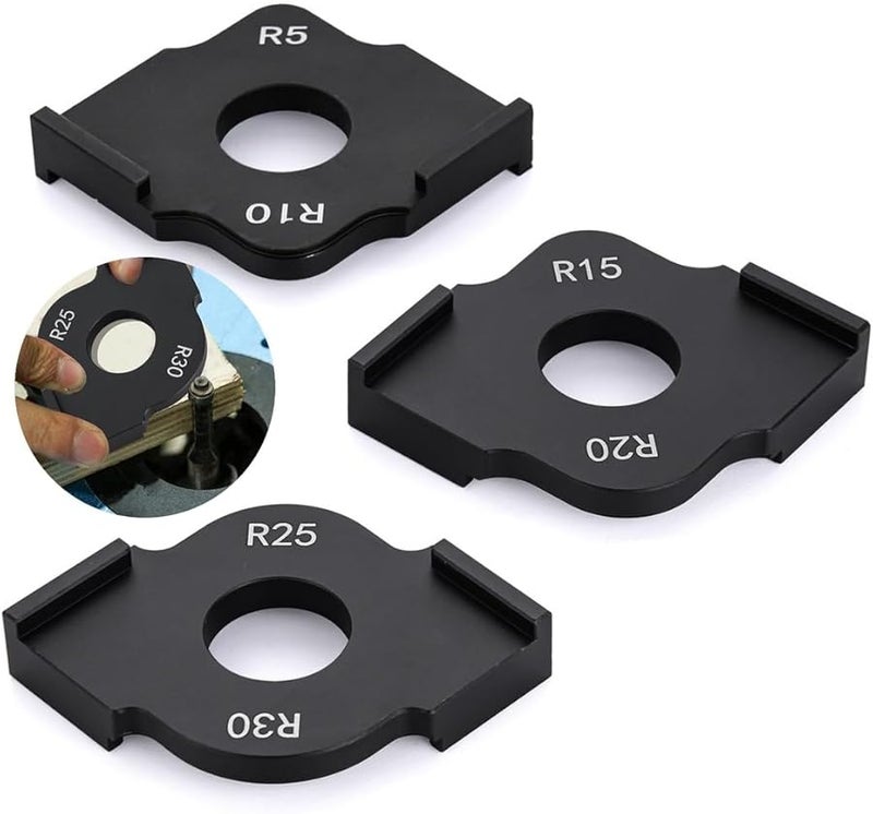 مجموعة قوالب جهاز التوجيه من الألومنيوم لأعمال النجارة R5 R10 R15 R20 R25 R30 - Image 1