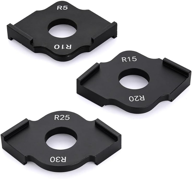 مجموعة قوالب جهاز التوجيه من الألومنيوم لأعمال النجارة R5 R10 R15 R20 R25 R30 - Image 5