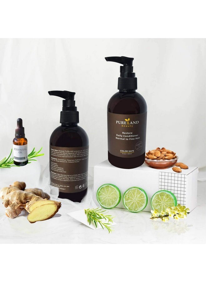 Pureland - Beauty Restore Daily 100% All Natural Conditioner Sulfatefree 8.5 Oz. - Image 1