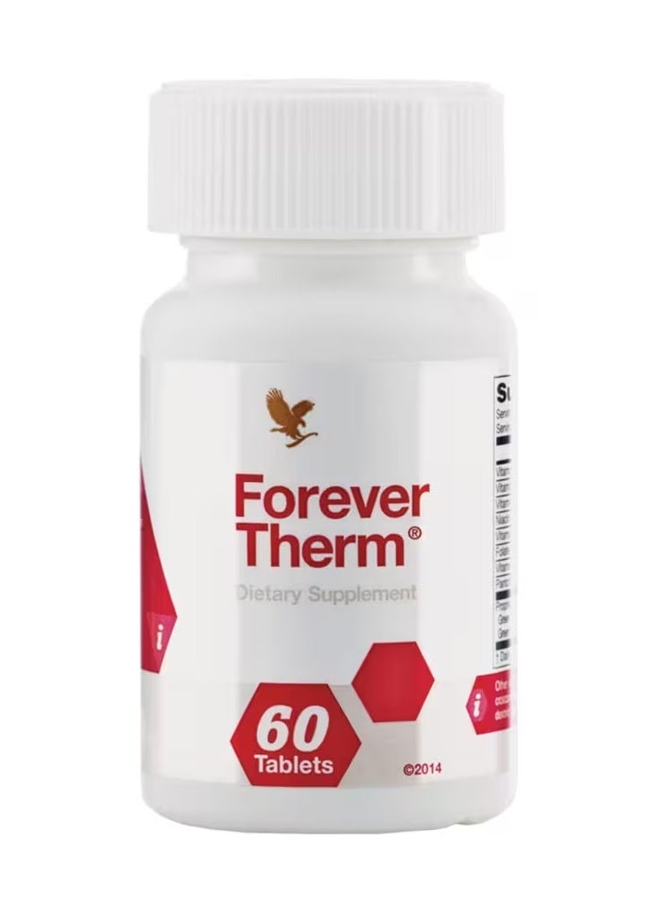 Forever Living Therm cosmetics supplement for weight loss and high burning rate 60 tablets  - Image 1