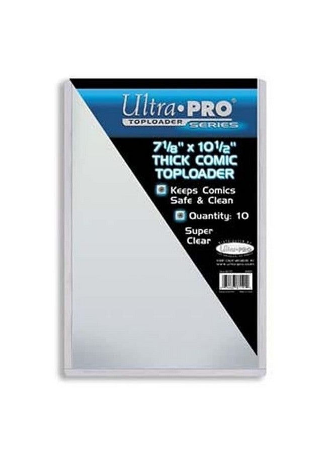 Ultra Pro 7-1/8" X 10-1/2" Thick Comic Toploader 10ct - Image 1