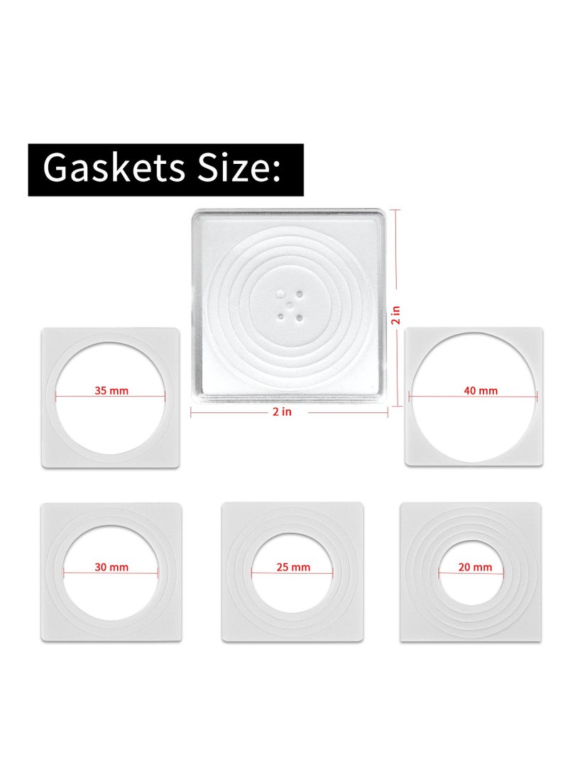 SOLARAE 20 Pieces Silver Dollar Coin Holder, Coin Snap Holders, Coin Capsule Storage Box with 5 Size (20/25/30/35/40 mm), Coin Collection Supplies Dollar Bill Holder, Coin Case for Collectors - Image 2