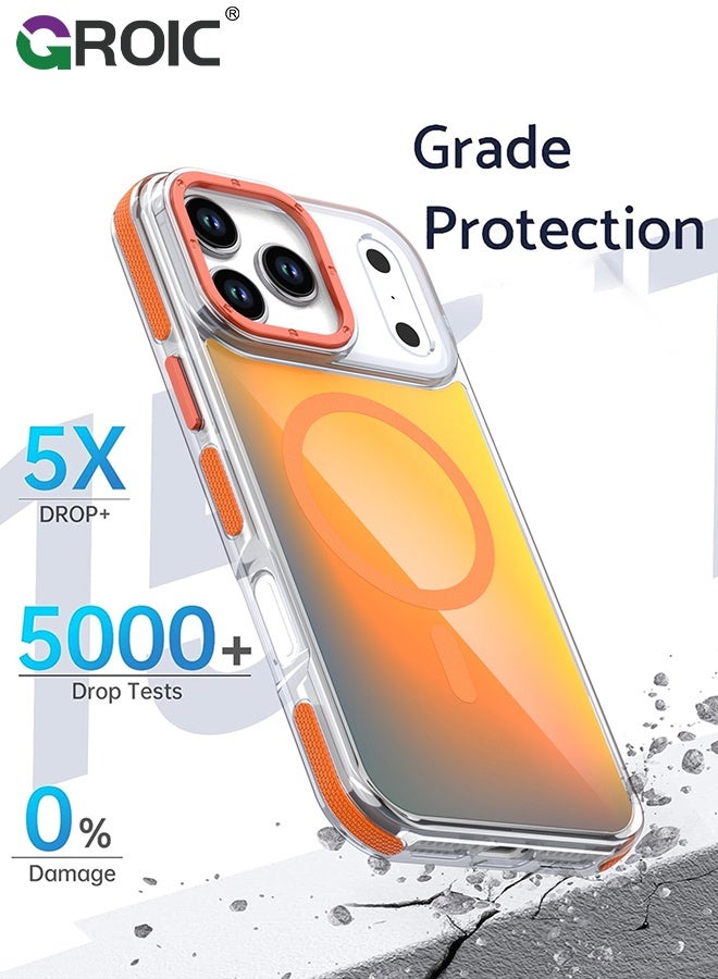 GROIC متوافق مع حافظة سامسونج جالاكسي S23 الترا 6.8 بوصة مع حامل حزام معصم من البولي يوريثان، وحافظة بمسند وغطاء واقٍ لعدسة الكاميرا، حافظة عسكرية رفيعة مقاومة للصدمات - Image 5