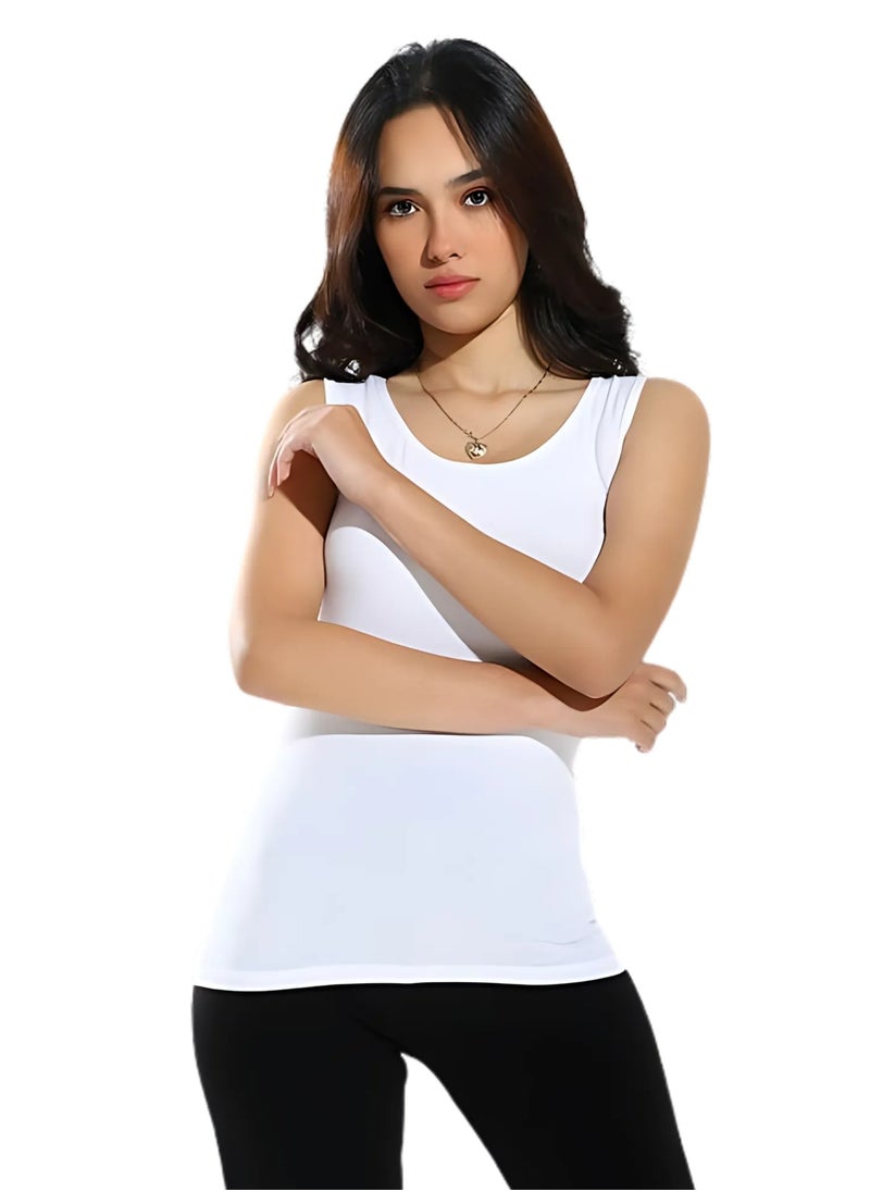 COTTONIL - Body Tank Top Cotton Lycra For Women - Image 1