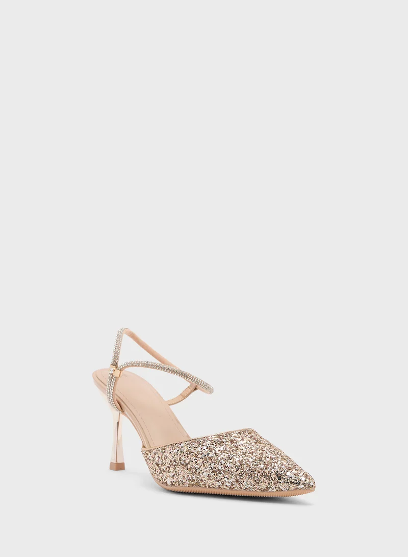 ايلا High Heeled Glitter Pump