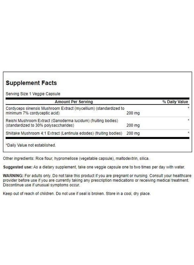 Swanson Cordyceps Complex 60 Veg Capsules - Image 2