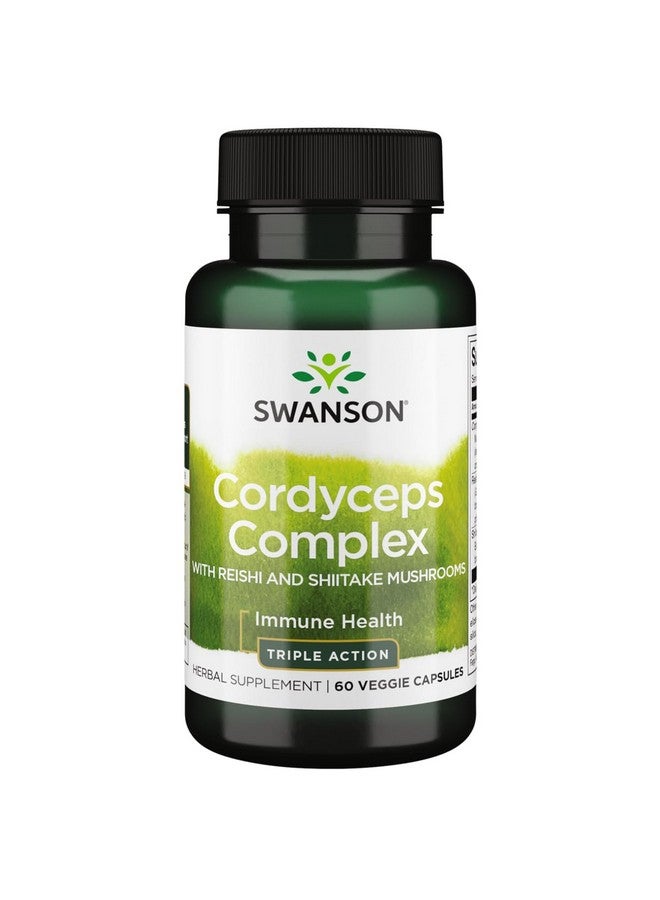 Swanson Cordyceps Complex 60 Veg Capsules - Image 1