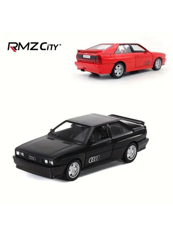 Black 1 36 Alloy Retro Audi Quattro Car Model Toy For Boys Birthday Gift - Image 2