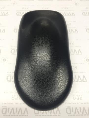 VViViD+ Fine Grain Black Leather Wrap Adhesive Vinyl - Soft Touch (1ft x 5ft) - Image 4