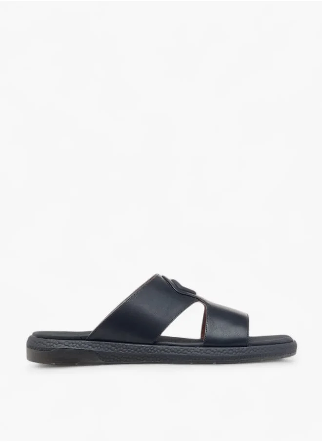 لو كونفورت Men Cutout Detail Slip-On Arabic Sandals