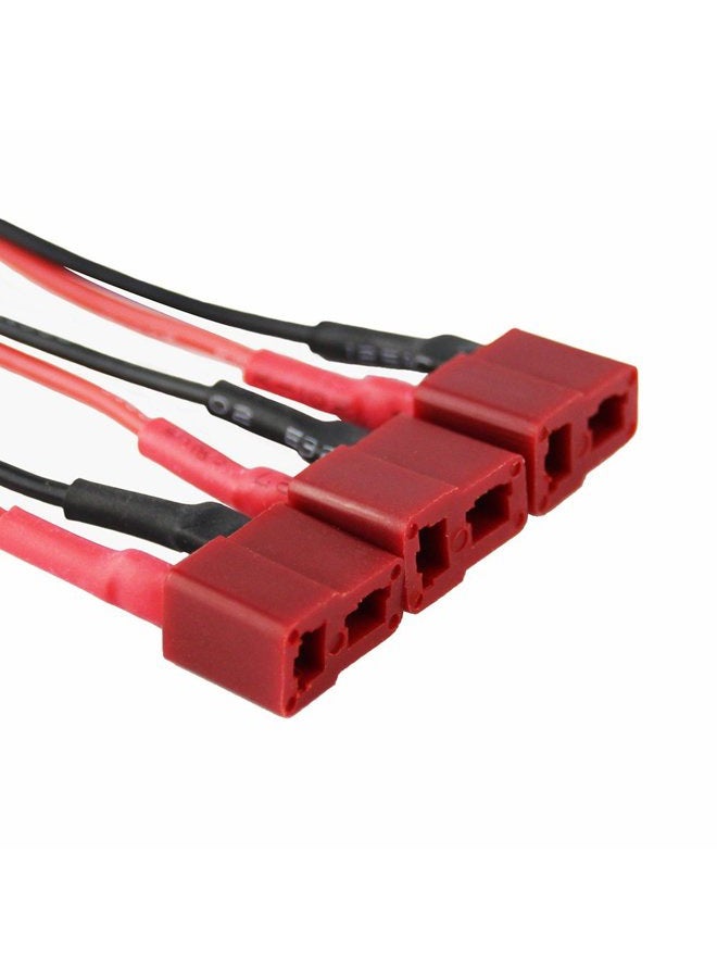 OliYin محول بطارية 3 قطع T Plug إلى JST Plug أنثوي إلى أنثوي مع كابل 22AWG بطول 10 سم (عبوة من 3) - Image 3