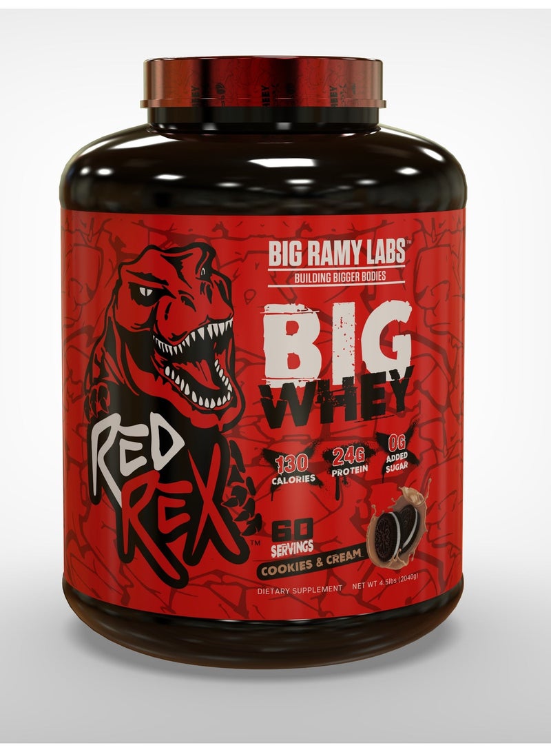 مختبرات رامي الكبرى ريد ريكس - بيج واي – كوكيز آند كريم – 4.5 رطل – 60 حصة - Image 1