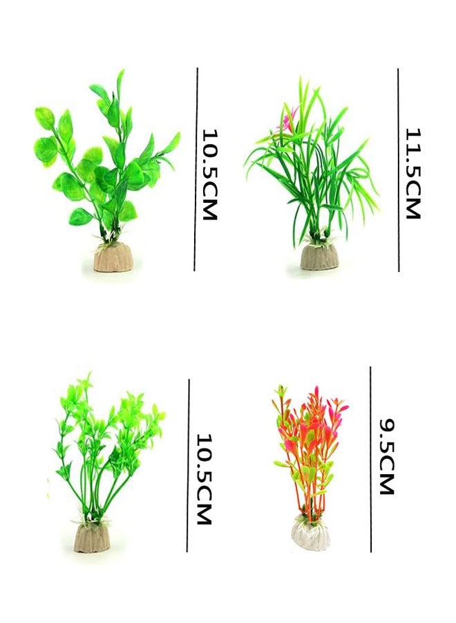 وهاواي 10pcs Small Aquarium Plants Colorful Artificial Aquatic Plants Lifelike Decor Fish Tank Plants Aquarium Plant Decorations - Image 3