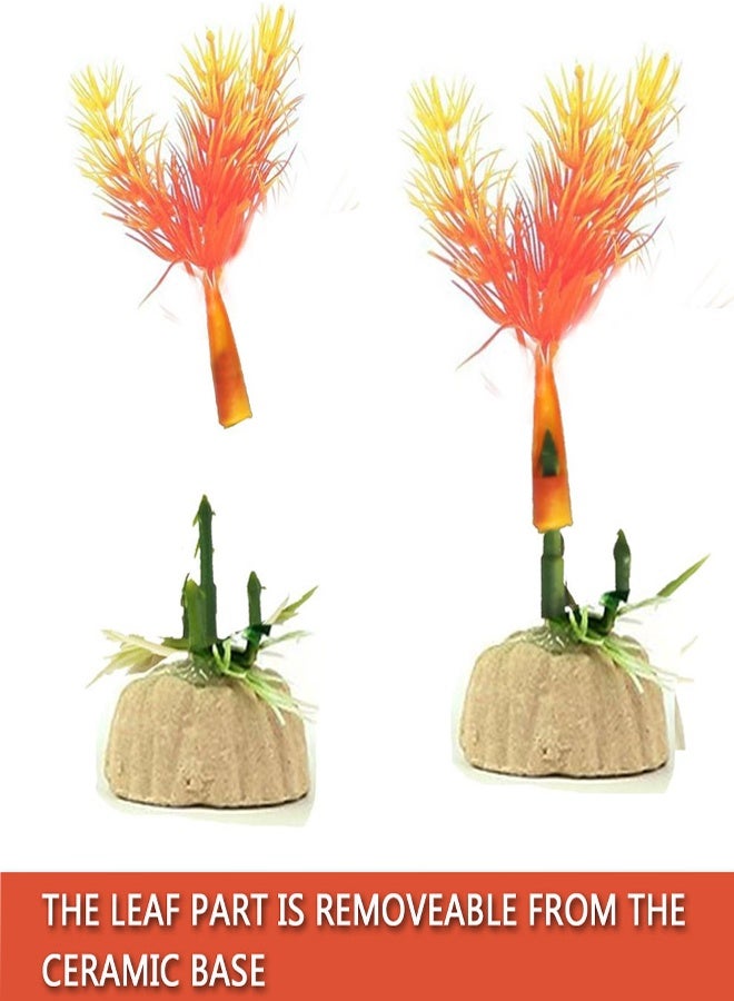 وهاواي 10pcs Small Aquarium Plants Colorful Artificial Aquatic Plants Lifelike Decor Fish Tank Plants Aquarium Plant Decorations - Image 5