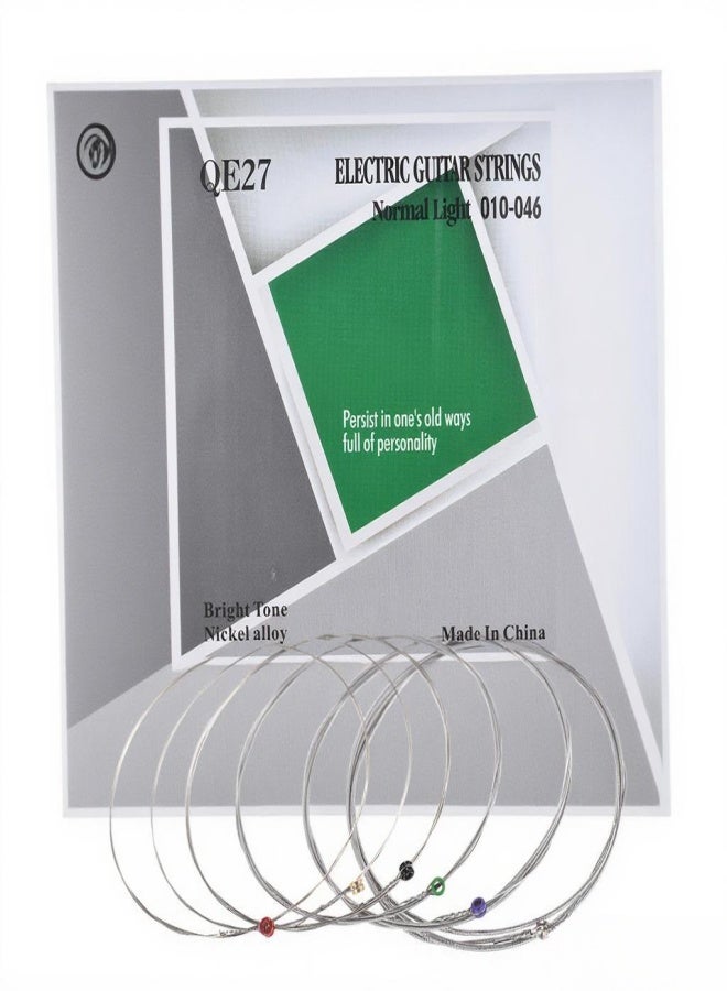 Orphee QE27 QE25 Electric Guitar String 6pcs/Set(.010-.046) Hexagonal Steel Core Nickel Alloy Normal Tension - Image 1