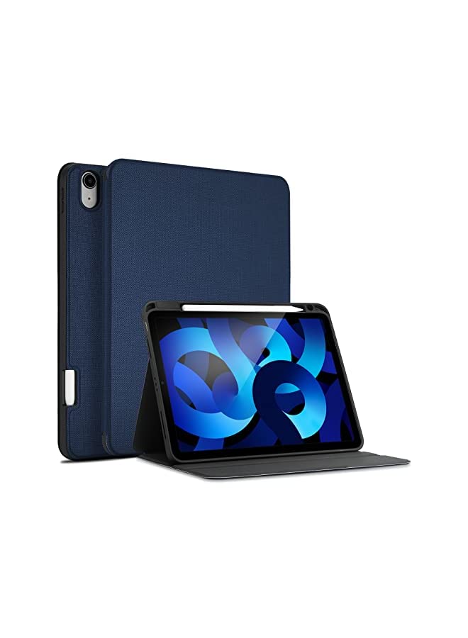 Procases ProCase iPad Air 5/4 Case 10.9 inch 2022 2020 with Pencil Holder, Slim Protective Folio Stand Cover for iPad Air 5th 4th Generation 10.9" -Navy - Image 2