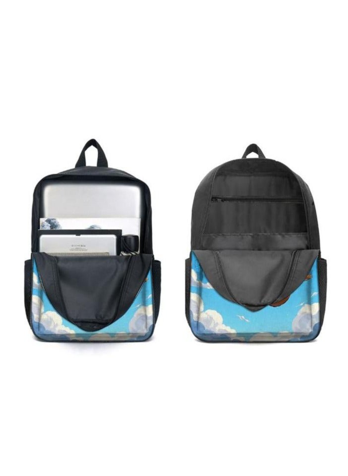 Cartoon three-piece schoolbag with zipper - 565  - Image 4